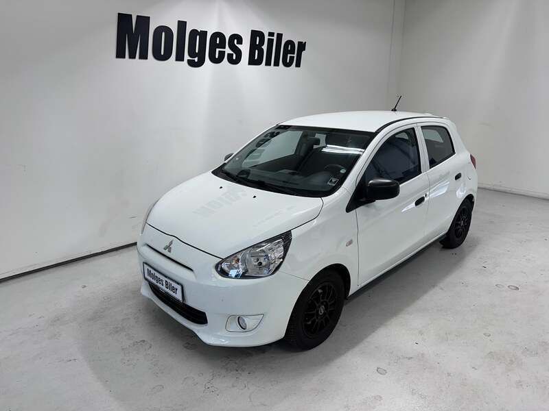 Hvidmetal Brugt 2014 Mitsubishi Space Star Inform | 44.900 kr. (Fair pris) - Billede 1/4