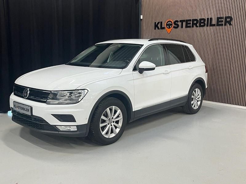 Hvid Brugt 2017 VW Tiguan Comfortline SUV | 184.700 kr. (Fair pris) - Billede 1/4