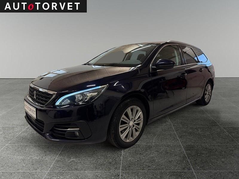 Blåmetal Brugt 2018 Peugeot 308 Allure Sky Stationcar | 74.700 kr. (Super pris) - Billede 1/4