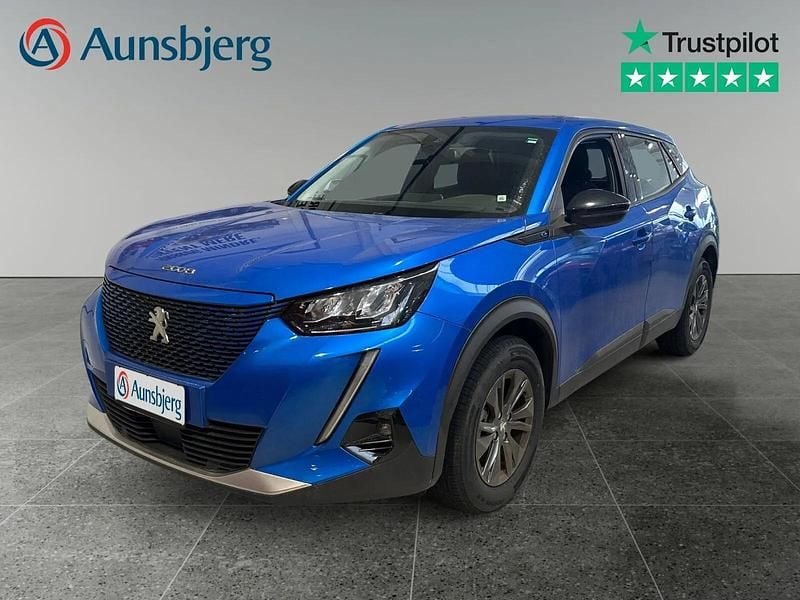 Blå metal Brugt 2022 Peugeot e-2008 Active SUV | 134.500 kr. (Fair pris) - Billede 1/4
