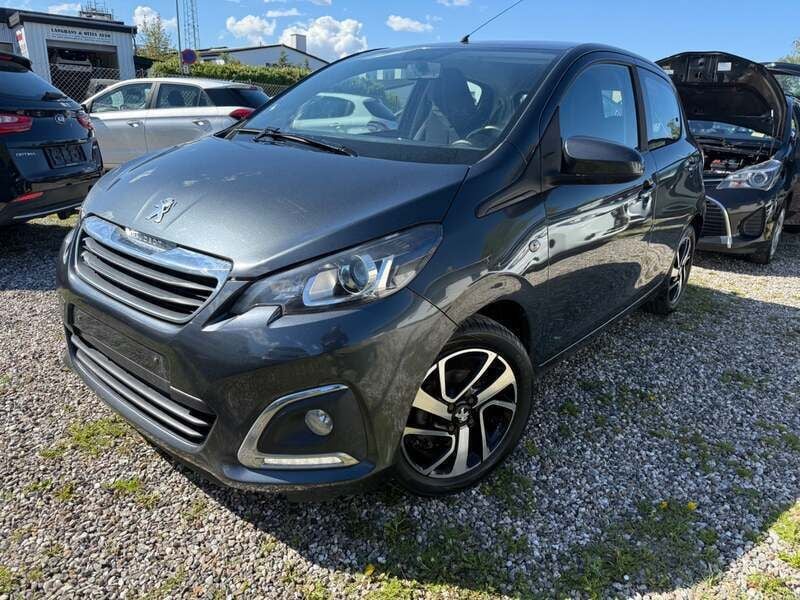 Grå Brugt 2016 Peugeot 108 Allure Hatchback | 52.990 kr. (God pris) - Billede 1/4