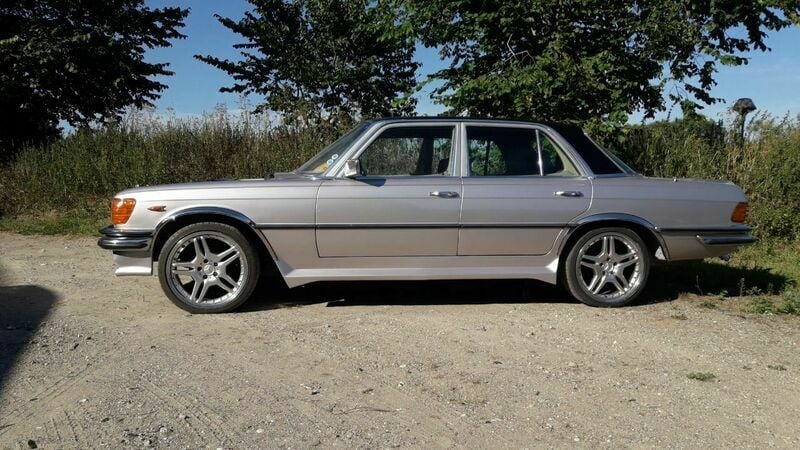 Sølv Brugt 1977 Mercedes 280 SE | 98.000 kr. - Billede 1/4