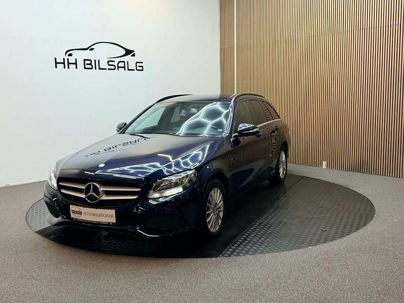 Mørkblåmetal Brugt 2015 Mercedes C200 Business Stationcar | 124.700 kr. (God pris) - Billede 1/4