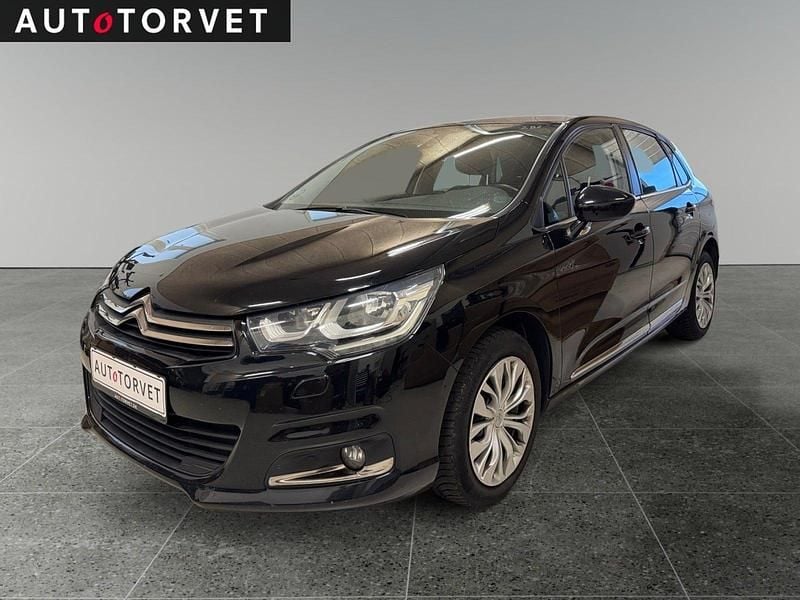 Sort Brugt 2016 Citroën C4 Feel Hatchback | 54.700 kr. (God pris) - Billede 1/4