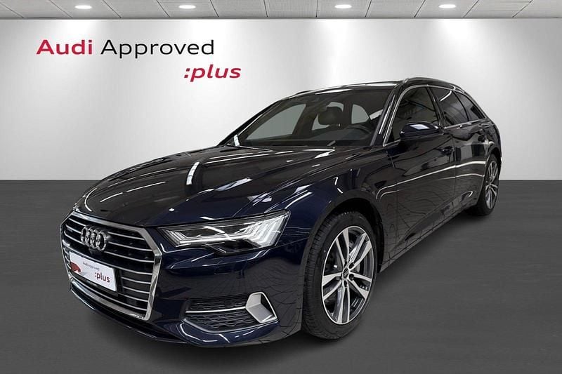 Mørkblåmetal Brugt 2022 Audi A6 Sport Stationcar | 429.900 kr. (Fair pris) - Billede 1/4