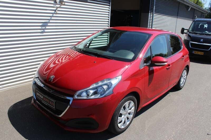 Rødmetal Brugt 2017 Peugeot 208 Active Hatchback | 76.990 kr. (Fair pris) - Billede 1/4