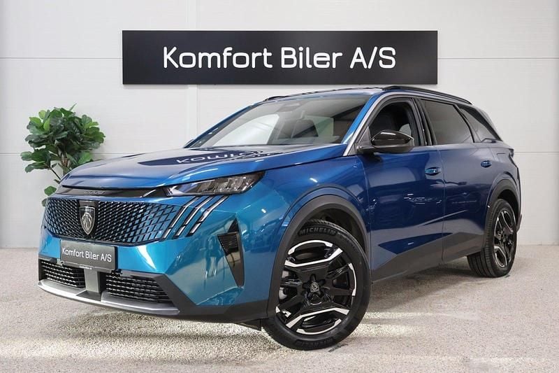 Blåmetal Ny 2025 Peugeot e-5008 Allure SUV | 304.800 kr. (Fair pris) - Billede 1/4