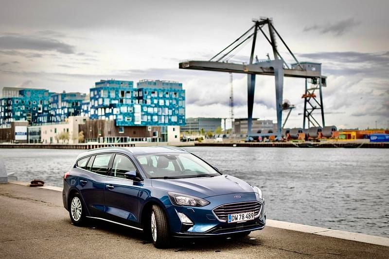 Blå Brugt 2020 Ford Focus Titanium Stationcar | 165.000 kr. (Fair pris) - Billede 1/13