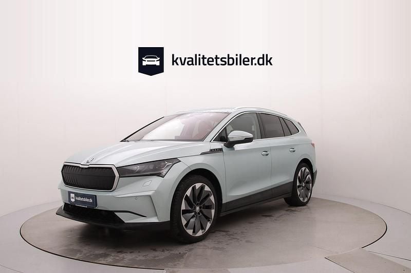 Sølvmetal Brugt 2021 Skoda Enyaq iV ecoSuite SUV | 199.800 kr. (God pris) - Billede 1/4