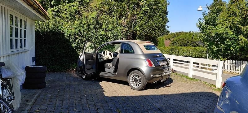 Brugt Fiat 500C Lounge 69 HK (50 kW) 2012 Grå Cabriolet