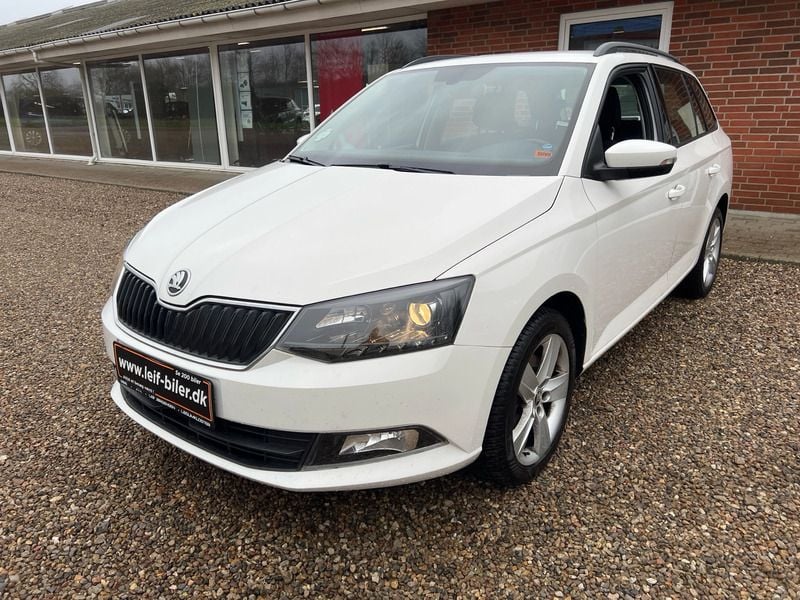Moon white Brugt 2018 Skoda Fabia Style Stationcar | 139.900 kr. (Fair pris) - Billede 1/4