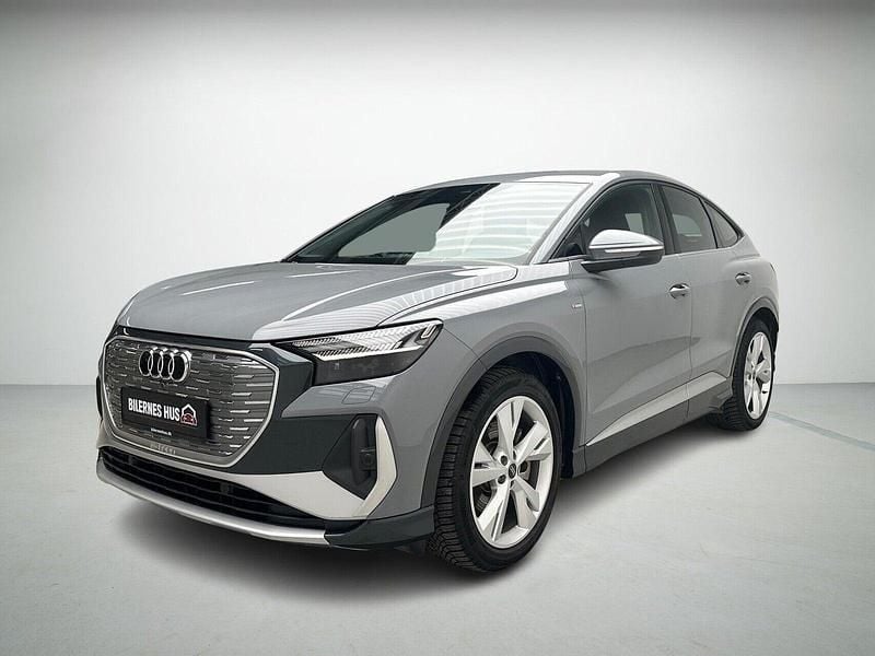 Gråmetal Brugt 2024 Audi Q4 Sportback e-tron S-Line SUV | 289.900 kr. (Super pris) - Billede 1/4