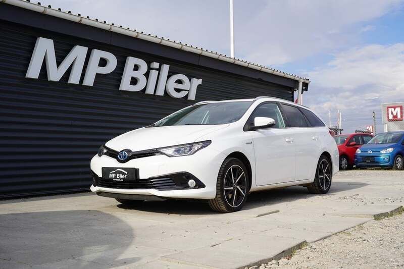 Hvid Brugt 2018 Toyota Auris Hybrid H2 Stationcar | 134.800 kr. (Fair pris) - Billede 1/4