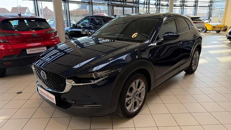 Blåmetal Brugt 2021 Mazda CX-30 Cosmo SUV | 229.850 kr. (Fair pris) - Billede 1/4