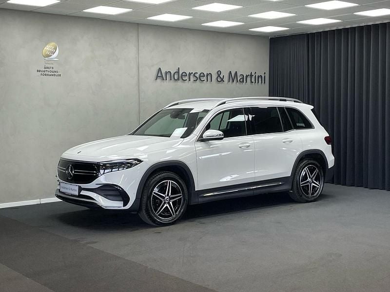 Polarwhite Brugt 2023 Mercedes EQB250 AMG line SUV | 289.700 kr. (Fair pris) - Billede 1/4