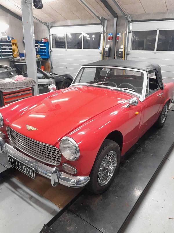 Brugt Austin Healey Sprite 65 HK (47 kW) 1964 Rød Cabriolet