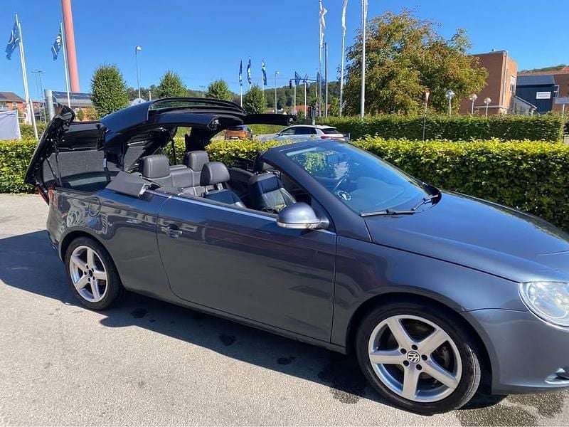 Brugt VW Eos 140 HK (102 kW) 2008 Sort Cabriolet