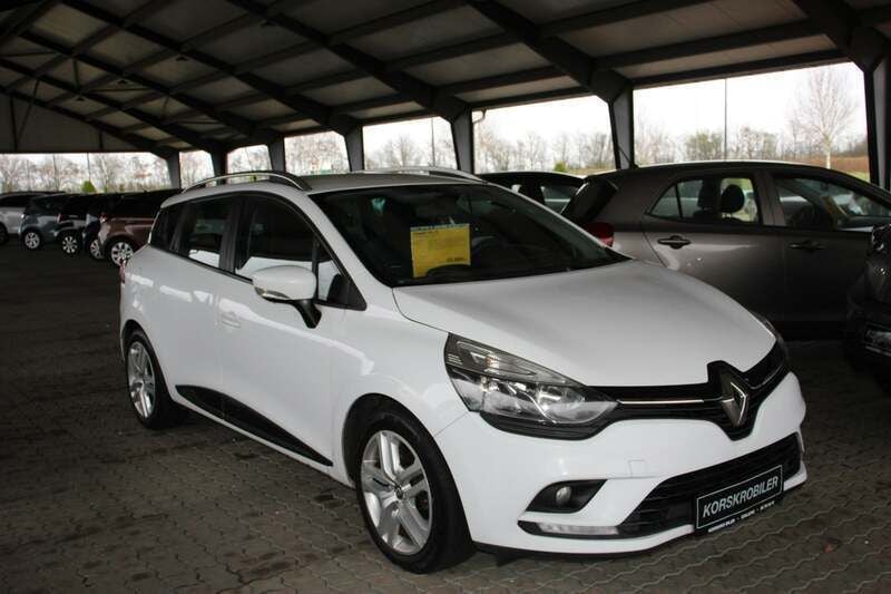Hvid Brugt 2017 Renault Clio GrandTour Zen Stationcar | 62.800 kr. (Lidt for dyr) - Billede 1/4