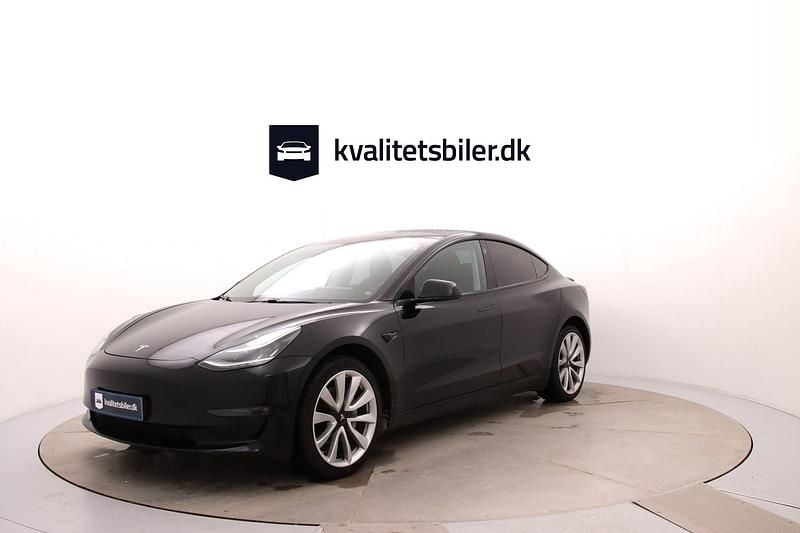 Brugt Tesla Model 3 Standard Range Plus 225 kW (306 HK) 2019 Sortmetal Sedan