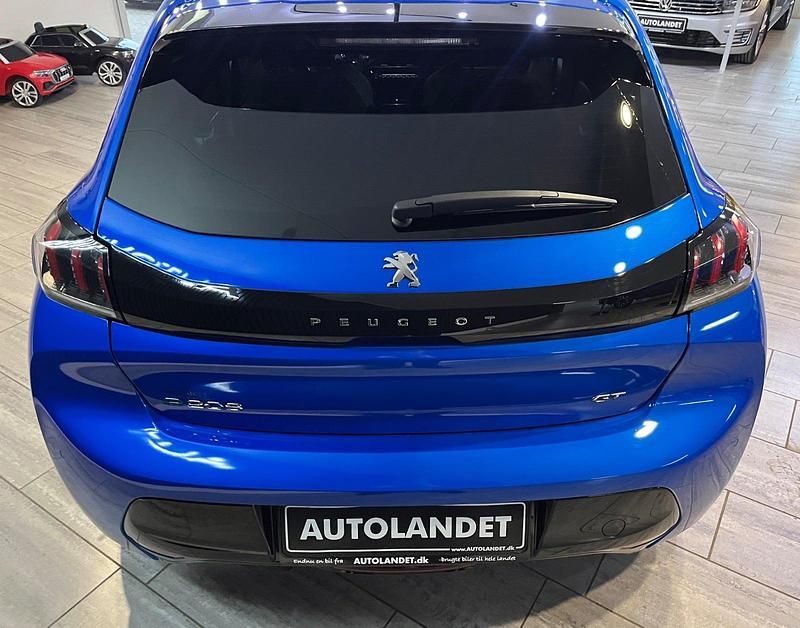 Brugt Peugeot e-208 GT 100 kW (136 HK) 2022 Blåmetal Hatchback