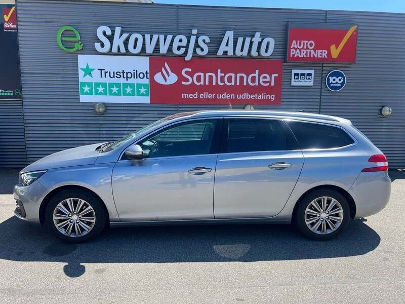 Gråmetal Brugt 2018 Peugeot 308 Selection Sky Hatchback | 99.900 kr. (God pris) - Billede 1/4