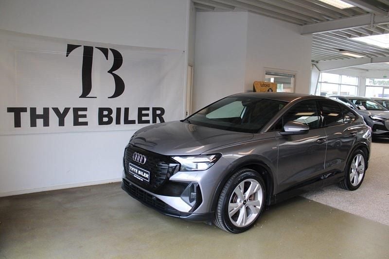 Gråmetal Brugt 2022 Audi Q4 Sportback e-tron S-Line SUV | 269.900 kr. (God pris) - Billede 1/4