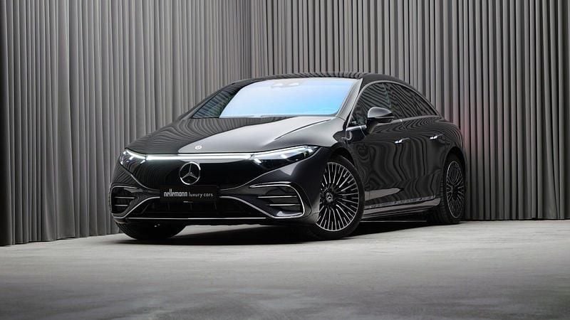 Brugt Mercedes EQS450+ AMG line 244 kW (333 HK) 2022 Gråmetal Hatchback