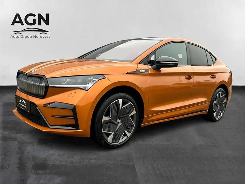 Orangemetal Brugt 2025 Skoda Enyaq iV RS SUV | 424.500 kr. (Dyr) - Billede 1/4