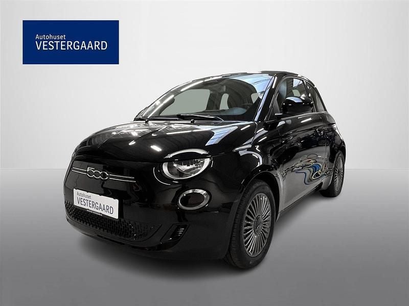 Sort Brugt 2022 Fiat 500e Icon Hatchback | 124.900 kr. (Fair pris) - Billede 1/4