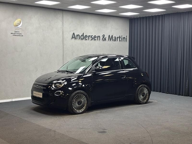 Sort Brugt 2022 Fiat 500e Icon Hatchback | 143.800 kr. (Fair pris) - Billede 1/4