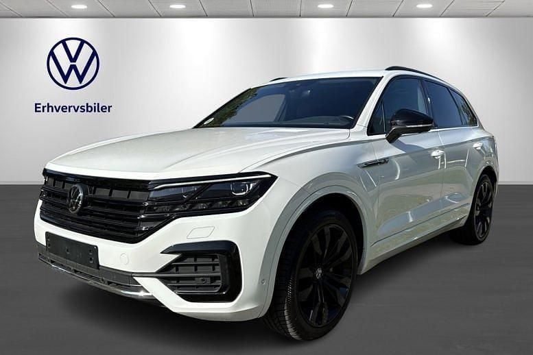 Hvid Brugt 2021 VW Touareg R-line SUV | 549.900 kr. - Billede 1/4