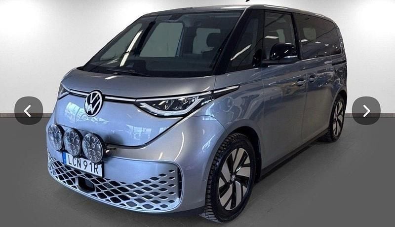 Sølvmetal Brugt 2023 VW ID. Buzz Pro Van | 364.900 kr. (God pris) - Billede 1/4
