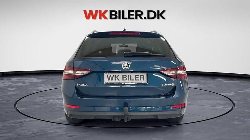Brugt Skoda Superb Active 150 HK (110 kW) 2018 Mørkblåmetal Stationcar