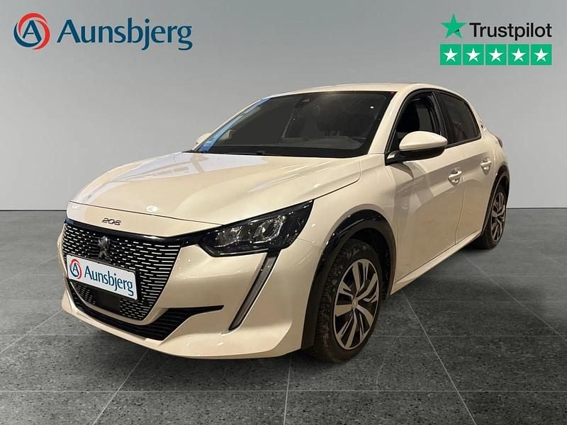 Perlemorshvid Brugt 2021 Peugeot e-208 Active Hatchback | 114.500 kr. (Fair pris) - Billede 1/4