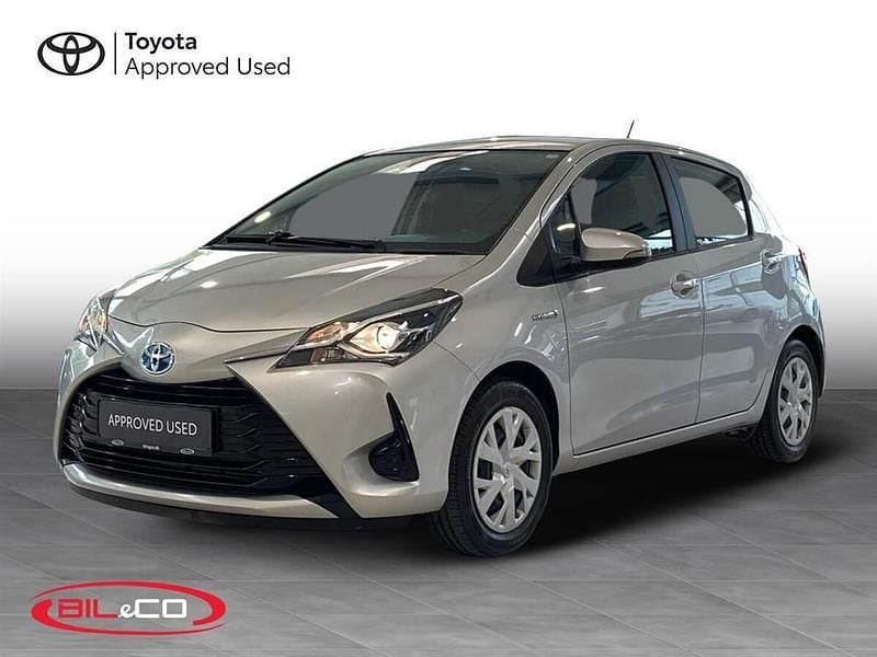 Grå Brugt 2018 Toyota Yaris Hybrid H2 Hatchback | 134.900 kr. (Fair pris) - Billede 1/3