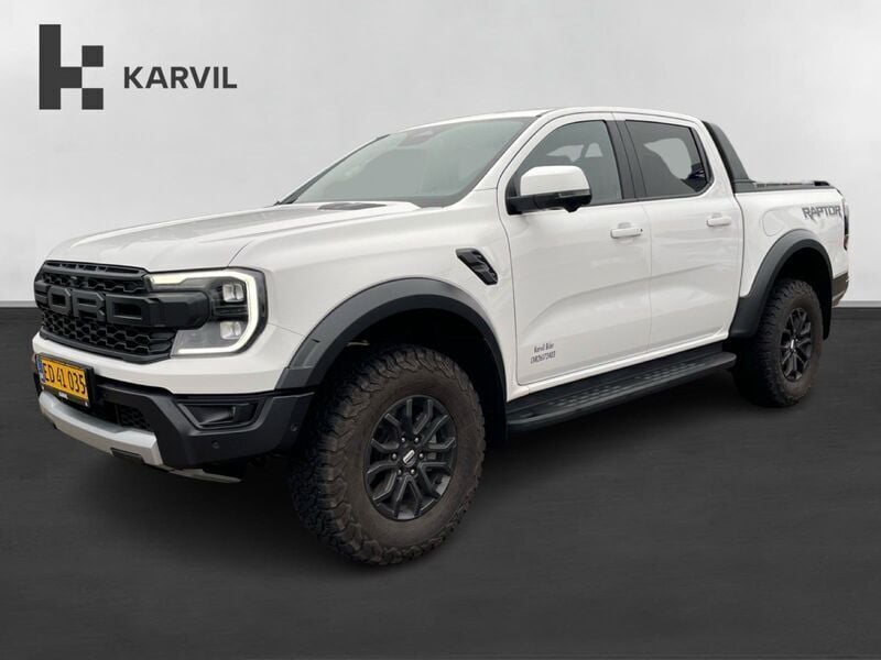 Arctic white Brugt 2024 Ford Ranger Raptor Afhentning | 459.080 kr. - Billede 1/4