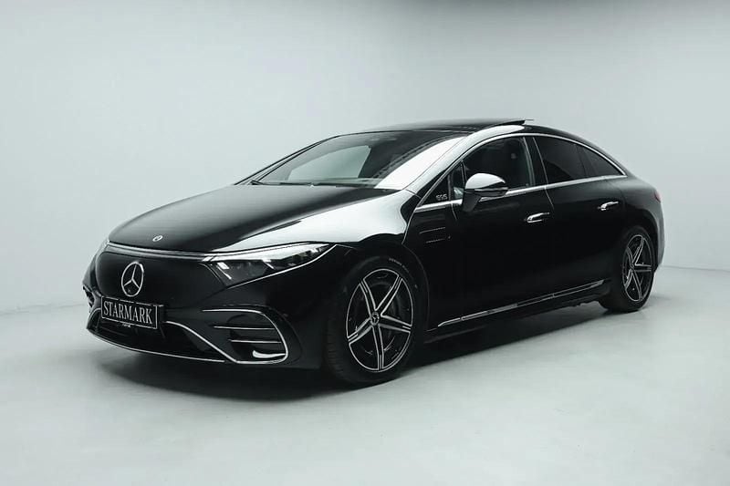 Sort Brugt 2023 Mercedes EQS450+ AMG line | 759.900 kr. - Billede 1/3