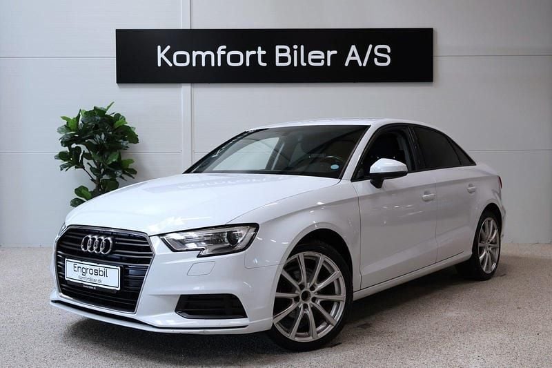 Hvidmetal Brugt 2017 Audi A3 Sedan | 98.900 kr. - Billede 1/4