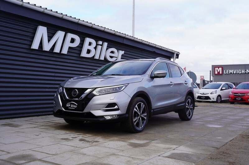 Sølvmetal Brugt 2019 Nissan Qashqai Tekna SUV | 154.900 kr. (Fair pris) - Billede 1/4