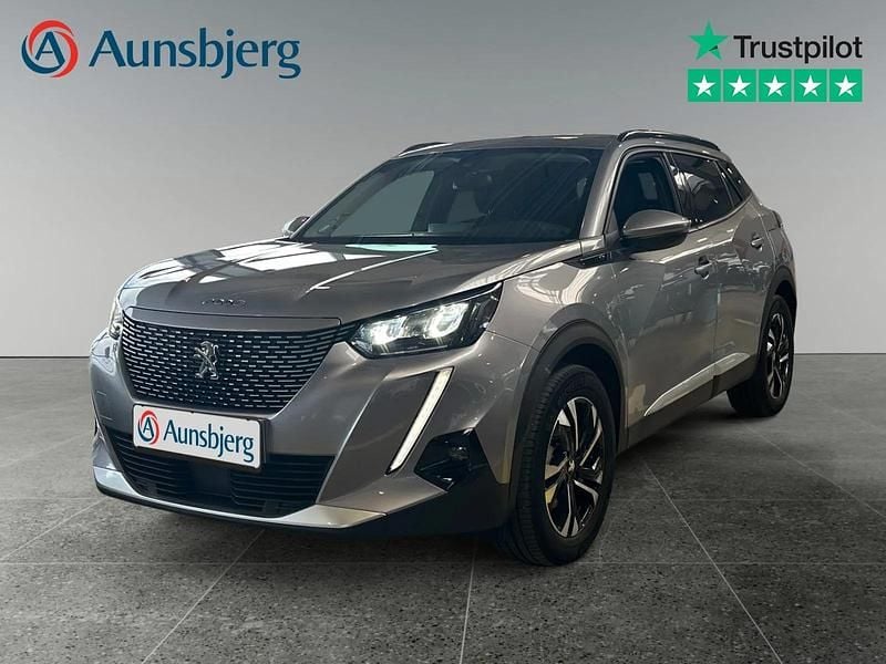 Grå Brugt 2021 Peugeot e-2008 Allure SUV | 127.900 kr. (Fair pris) - Billede 1/4