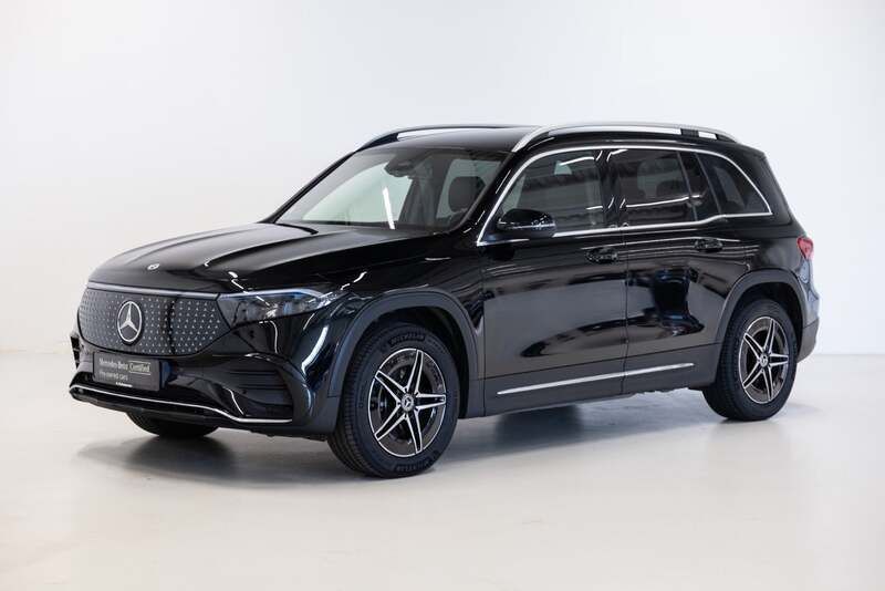 Farve: sort Brugt 2024 Mercedes EQB250+ AMG SUV | 379.900 kr. (Dyr) - Billede 1/4