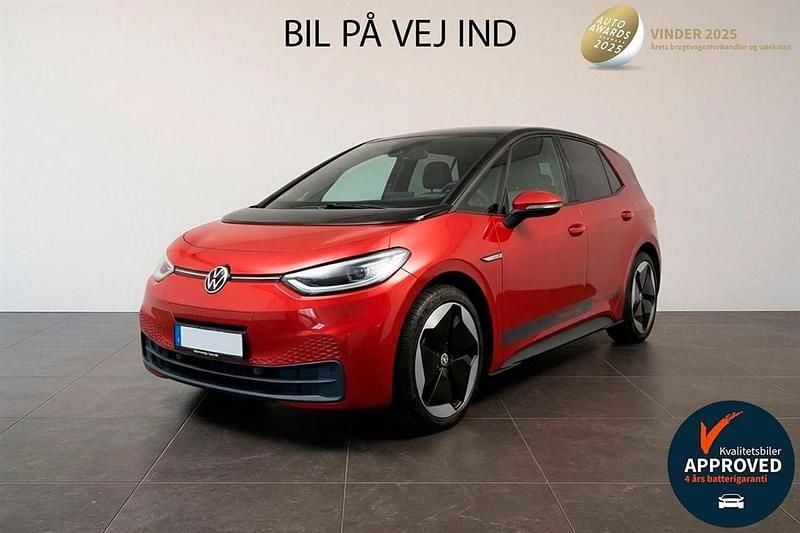 Rød Brugt 2023 VW ID.3 Pro Hatchback | 234.900 kr. (God pris) - Billede 1/4