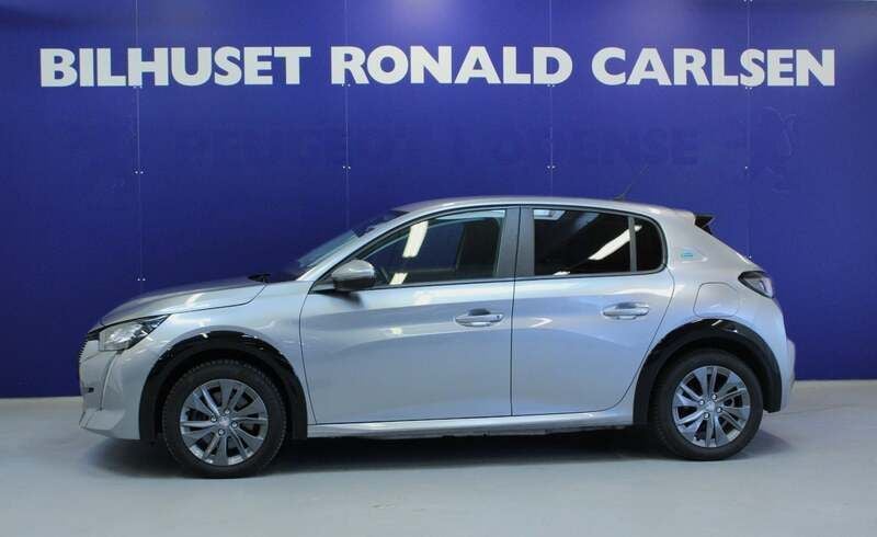 Sølvmetal Brugt 2021 Peugeot e-208 Active Hatchback | 124.900 kr. (Fair pris) - Billede 1/4