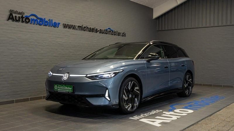 Blåmetal Ny 2025 VW ID.7 GTX Sedan | 509.900 kr. (Fair pris) - Billede 1/4