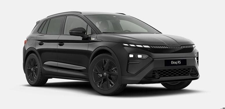 Sortmetal Ny 2025 Skoda Elroq RS SUV | 416.480 kr. (Lidt for dyr) - Billede 1/3