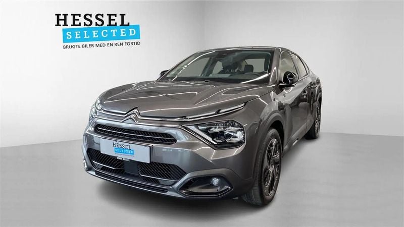 Grå metal Brugt 2024 Citroën e-C4 Feel Hatchback | 154.900 kr. (God pris) - Billede 1/4