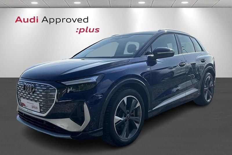 Blåmetal Brugt 2024 Audi Q4 e-tron Advanced SUV | 354.900 kr. (Fair pris) - Billede 1/4