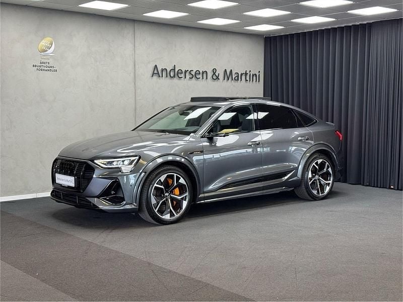 Daytona grey Brugt 2021 Audi e-tron S-Line SUV | 449.900 kr. (Super pris) - Billede 1/4