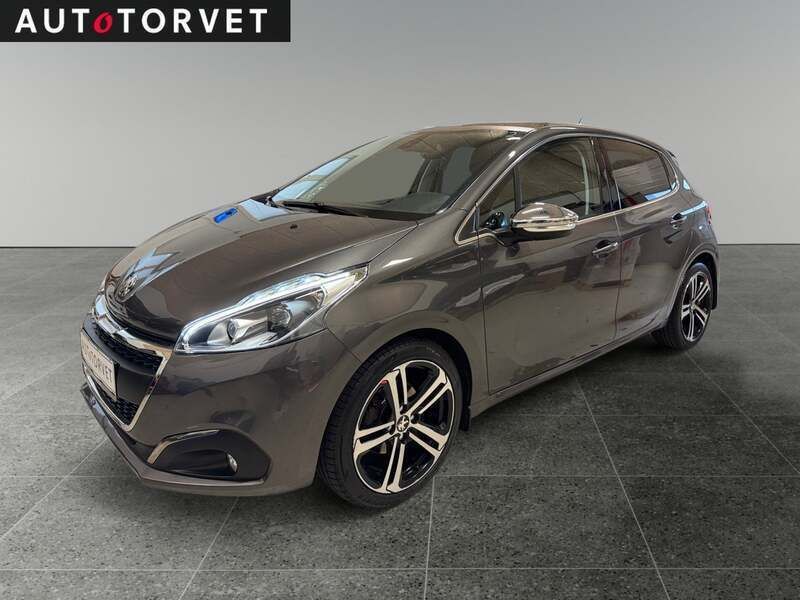 Gråmetal Brugt 2018 Peugeot 208 Allure Sky Hatchback | 74.700 kr. (Fair pris) - Billede 1/4