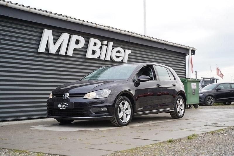 Sortmetal Brugt 2014 VW Golf VII R-line Hatchback | 89.900 kr. (God pris) - Billede 1/4
